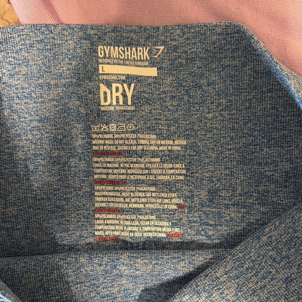 Gymshark Blue High-Waisted Leggings